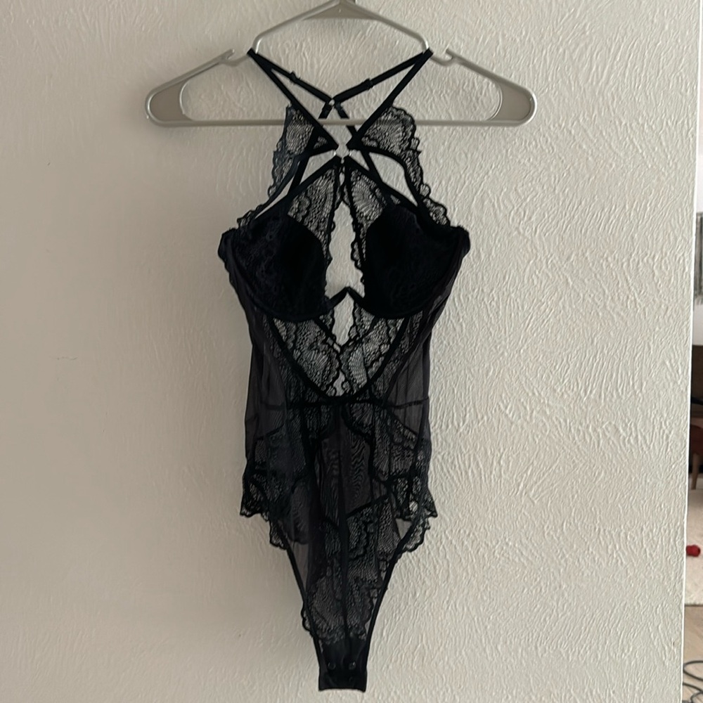Thistle and Spire black bodysuit, size medium